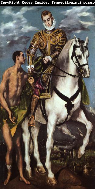 El Greco St.Martin and the Beggar